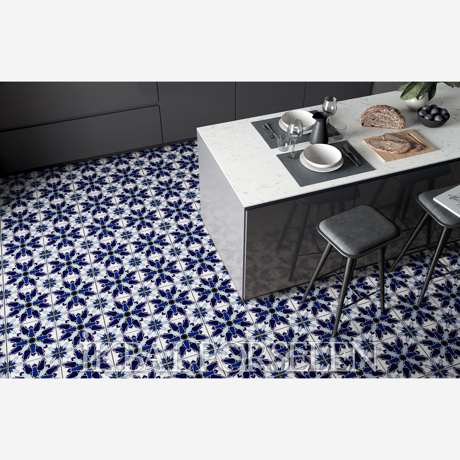 Modern Desenler - 20x20 Porselen Karo iyk137 - Görsel 2