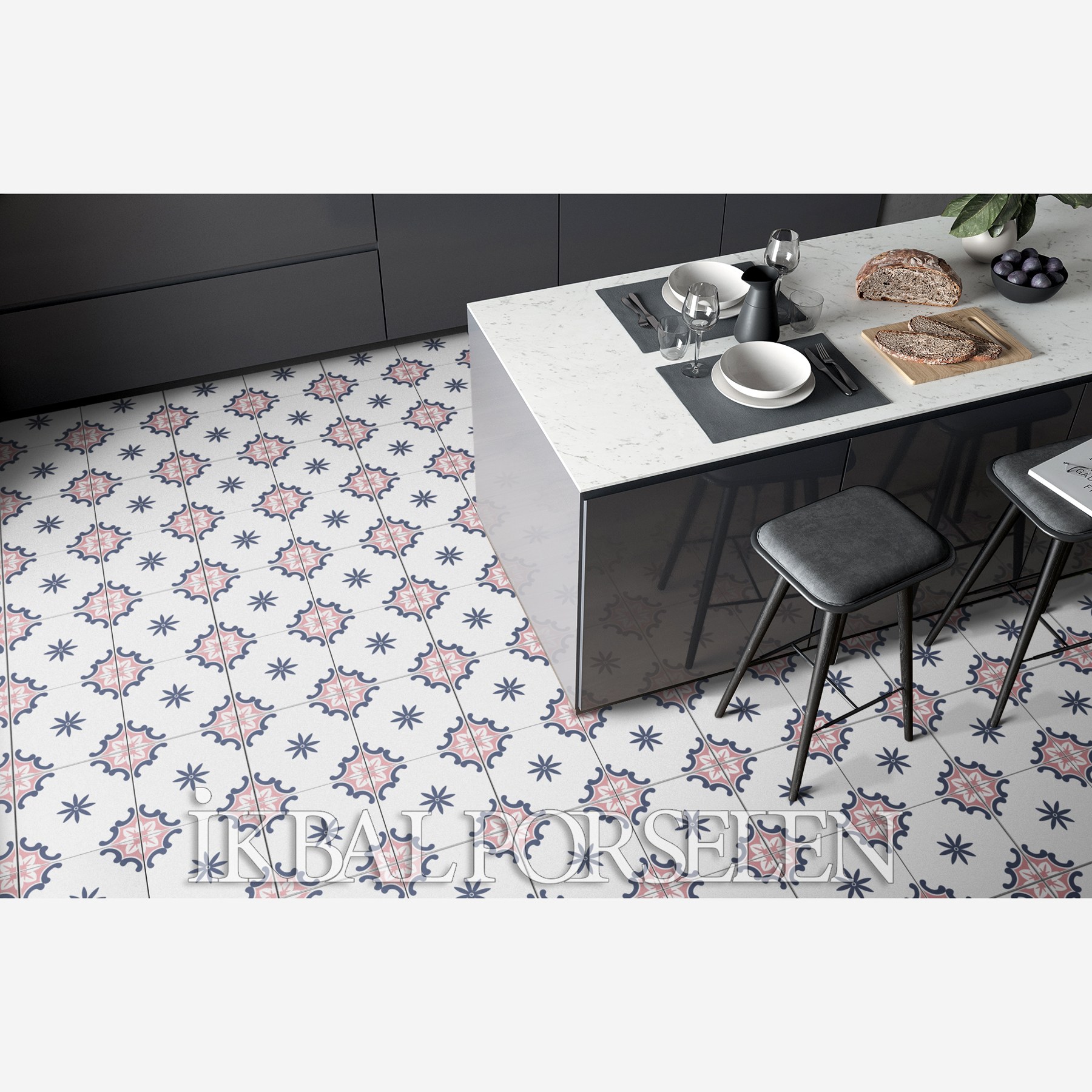 Modern Desenler - 20x20 Porselen Karo iyk147 - Görsel 2